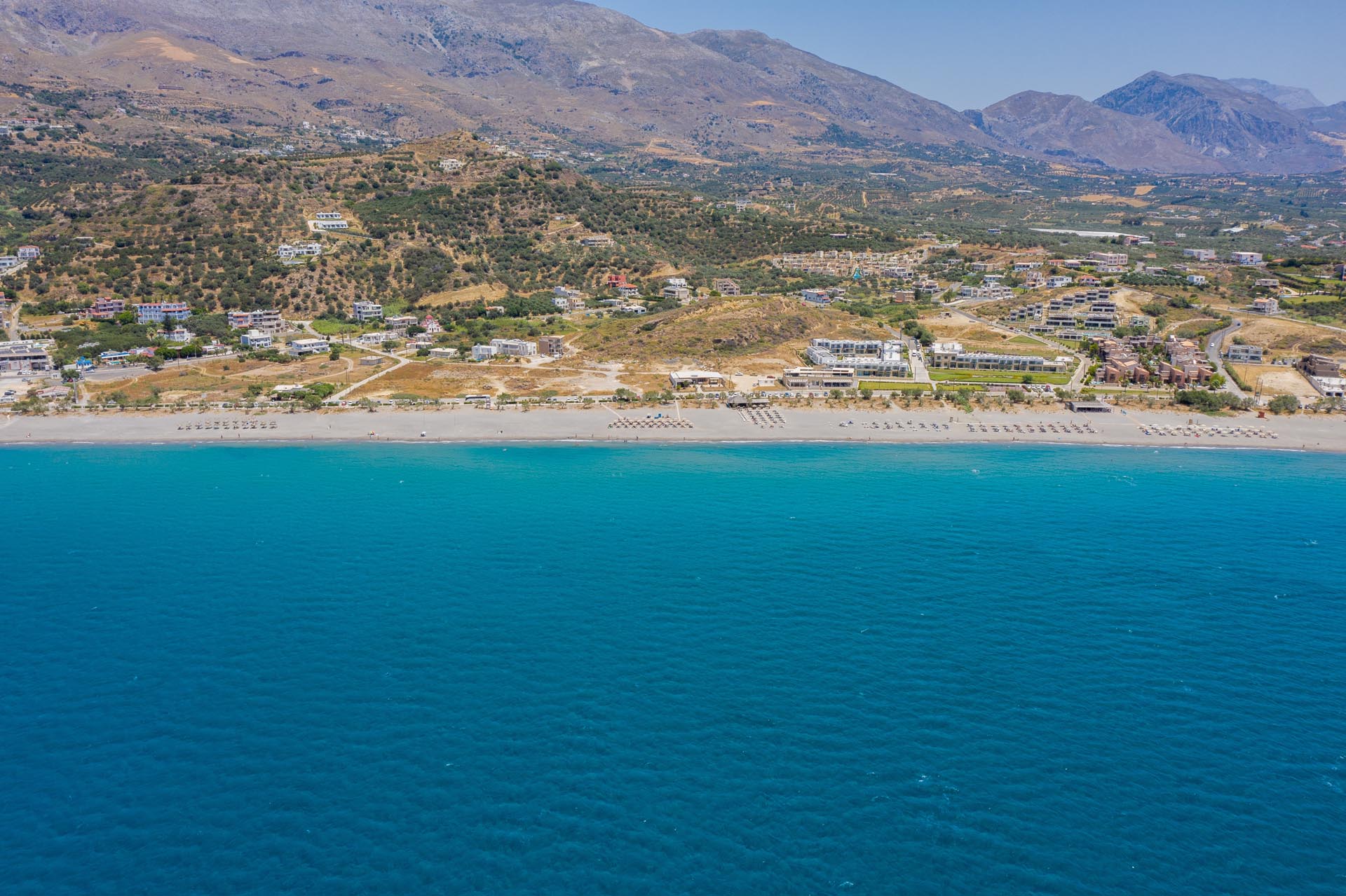 Kouvalite Car Rental | Rent a Car Herkalion, Crete panoramic photo of Plakias beach in South Rethymno